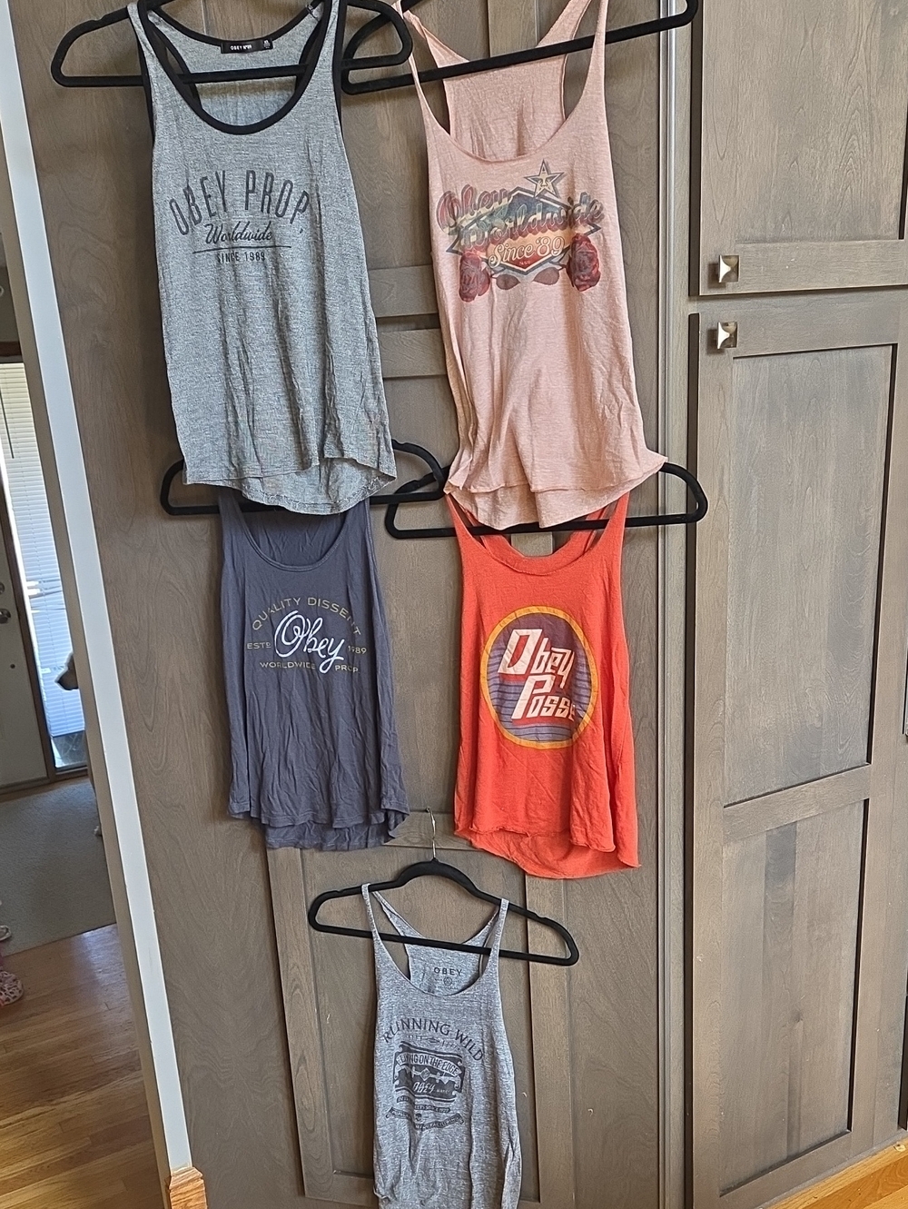 Obey Bundle Logo Tank Top with Retro Graphic